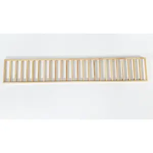 Miniature Fence Railing Assembled x1 Piece17.5" for Porches Decks Gardens Dollhouses