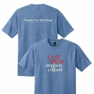 The Last Show With Stephen Colbert 2026  Washed T-shirt