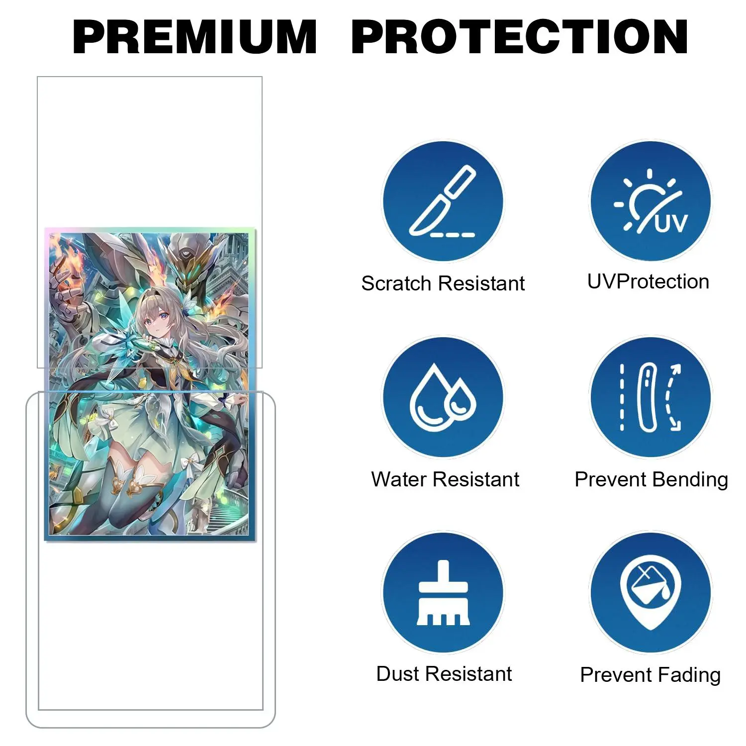 football play card sleeve Amazon.com: 400 Pack Card Sleeves Hard Plastic, Arjiekwei 3