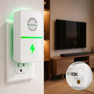 Plug-In Power Box with US Plug 2026 Updated Design, Compatible with 90–250V Input Range Multi Plug Outlet