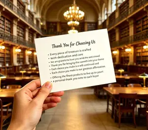 A thank-you letter to the buyer