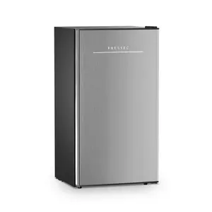 Frestec 3.2 Cu. Ft. Mini Fridge with Freezer – Quiet & Energy Efficient for Dorm, Office, Bedroom (Grey)