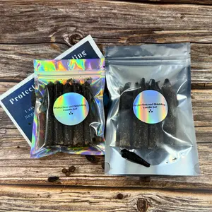 Hand-Dressed Black Spell Candles – Protection, Shielding, Energy Clearing Ritual Set