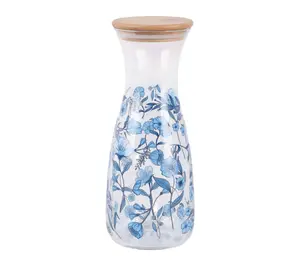 Temp-tations 40oz Glass Carafe with Bamboo Lid Temp-tations 40oz Glass Carafe with Bamboo Lid