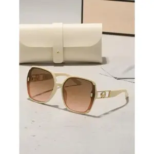 Unisex 1-Size Rectangular Polarized Sunglasses - Minimalist, High-Quality Durable Frames, Trendy Gradient Lenses, Men's Accessories, Ideal for Casual Outfits & Spring Outdoor Activities, Sunglasses Polarized