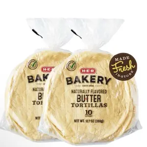 HEB Fresh Butter Tortillas Bakery Lowest Price Guaranteed (2 pack 10ct) Baking