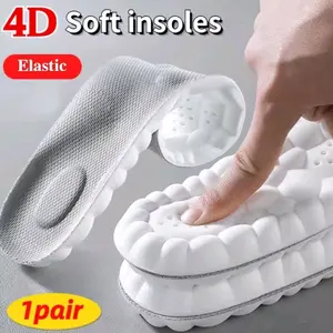 4d massage shoes insoles super soft latex sports insole for feet running basket shoe sole arch support orthopedic inserts unisex