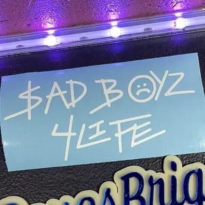 Sad boys vinyl decal