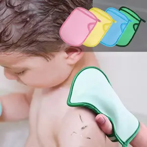 Houseeker Soft Exfoliating Bath Gloves Painless Skin Bath Sponge PVA Children Adult Bathing Scrub Mitt Durable Shower Towel