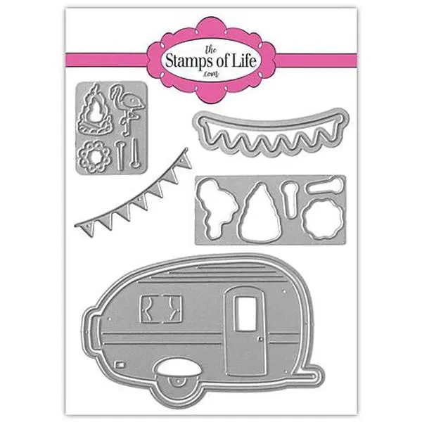 Crafts & Sewing The Stamps of Life camper2stamp Dies