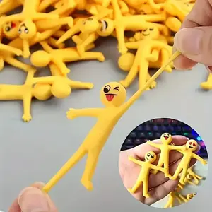 50 Piece Elastic Cartoon Toy Set, Fun Prank Stress Relief Fidgeting Toys, Birthday Gift Filler, Classroom Prize, Party Favor, Event Gift, He/she Present