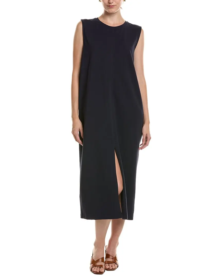 EILEEN FISHER Petite Solid Midi Dress