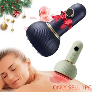 Deep Tissue Massage Device, Multi-Mode Home Portable Muscle Relaxer, Deep Heating Massager, Ideal Gift for Elders