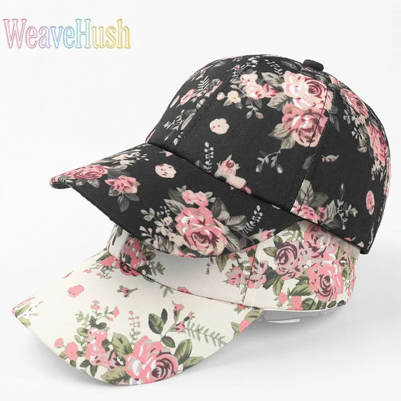 New Women’s Fashion Printed Baseball Cap, Viral Ethnic‑Style Fresh Small Floral Sun Hat, Stylish Personality‑Driven Peaked Cap, Versatile Headwear for Daily Outfits, Travel & Summer Outdoor Occasions