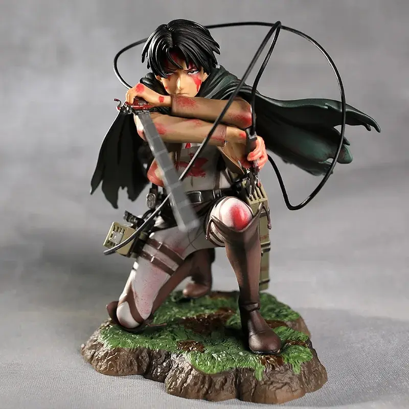 Anime Attack on Titan Figure Rival Ackerman Action Figure Ver.Levi PVC Action Figure Rivaille Collection Model Toys Gift