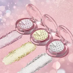 Sam Sugar 3D Carved Bee Shimmer Highlighter Palette, Body Face Eye Shadow Nose Contour Powder, Daily Makeup, Versatile Personal Style