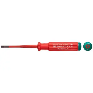 PB Swiss Tools PB 5180.SL 1-80 Classic VDE Insulated Screwdriver PZ1/SL Slim