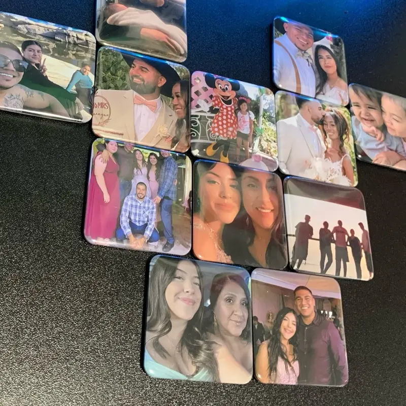 12-Pack Custom Photo Magnets | Family Pack (2x2”)