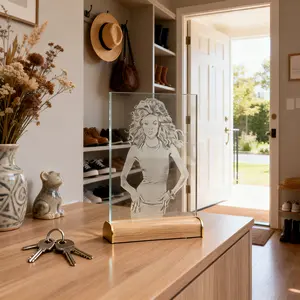 Unique Custom Glass Hammer Art – Made from Your Photo | Perfect Holiday Gift for Family, Friends & Loved Ones | Memorable Personalized Keepsake