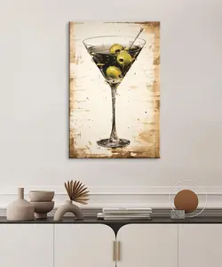Martini Cocktail Poster