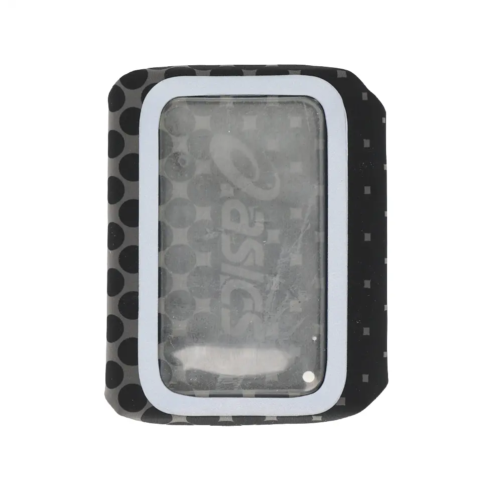 ASICS Mens Phone Case Armband  - Black, Grey