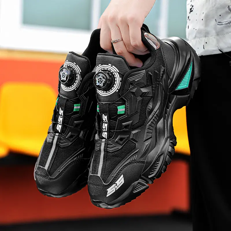 Black and green [rotating button style]