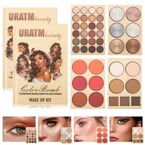 Makeup Palette Book 4 Layers - Complete Face Makeup Set, Perfect Gift for Her | All-in-1 Cosmetic Kit, TikTok Viral, #MakeupGift #MakeupBook