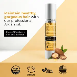 DAMANCI Elixir Argan Oil - Nourishing and Hydrating Hair Moisturizer - Haircare curly hairtools s hamp