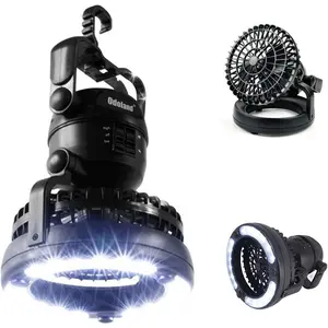 Odoland Portable LED Camping Lantern with Ceiling Fan - Hurricane Emergency