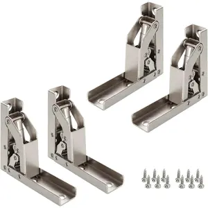 90 Degree Folding HingesHard Closing Hinges for Cabinet Upgrades-Easy to Install Concealed Hinges
