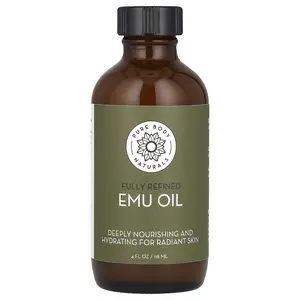 Pure Body Naturals Emu Oil, 4 fl oz (118 ml)