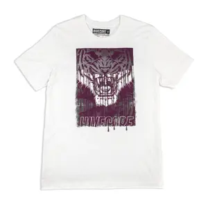 KING TIGER || HIDDEN TIGER TEE IN WHITE