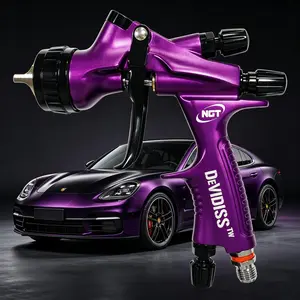 Devidiss Hvlp Ngt Pro Te20 Lite Spray Gun Kit, Professional 1.3mm Nozzle, Car Paint Application, Comfortable for All Car Paints