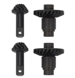 MEUS Racing 2 Pack 12-22T/24THelical Gear, Overdrive Gear, Spiral Gear Set for 1/18 TRX4M Climbing Bike Upgrade(12-24T)