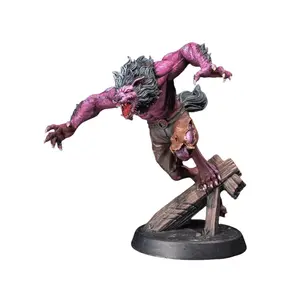 3D Resin Werewolf Fantasy Collectible Statue Figurine, Smooth-Paint Tabletop RPG Creature, Adult Home Decor Statement Piece
