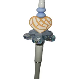 Bluetifully Beaded 3D Bloom Pen--Perfect Birthday and Lovers of All Things Floral, Ideal for Journal Writing