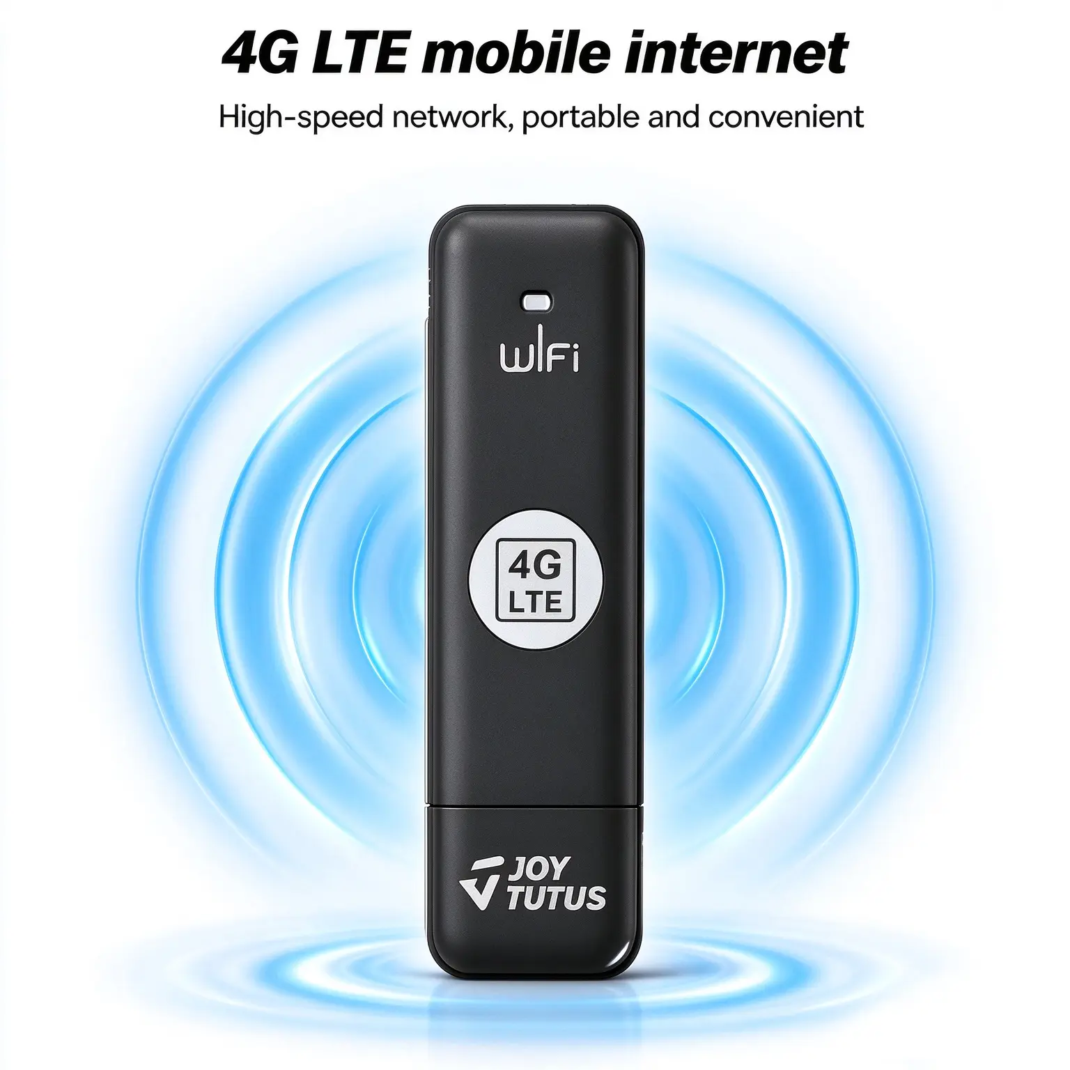 JOYTUTUS Unlocked 4G LTE WiFi 6 Pocket Wi-Fi Router with Hotspot Mode - 150Mbps High-Speed Transfer, Portable USB Plug-In Dongle Adapter for Car, Travel (Requires Separate Data SIM Card for Laptops/PCs),toolupgrade