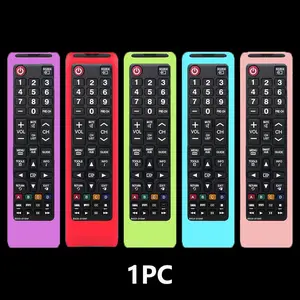 Waterproof Silicone Remote Control Case, 1 Count Shockproof Bumper Cover with Enhanced Grip, Dustproof Remote Control Cover for Home Office Dormitory Living Room