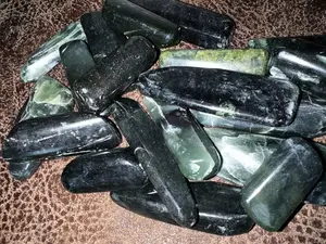 Green Kyanite, polished