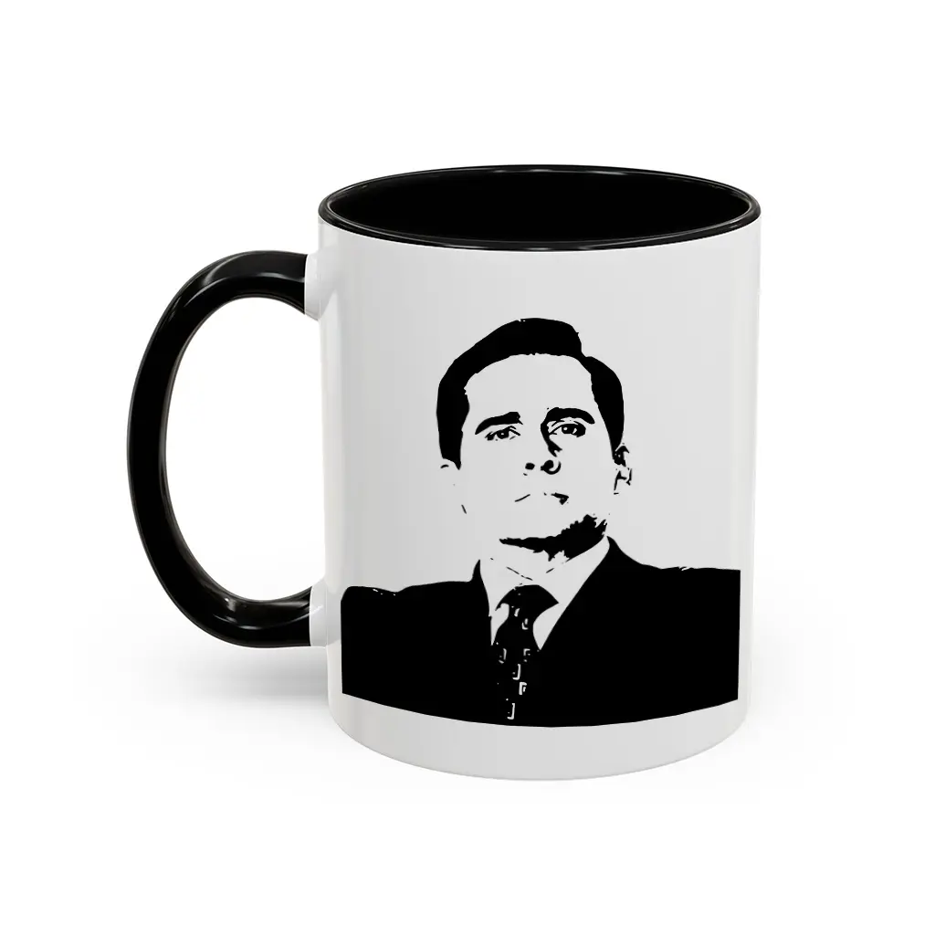 Michael Scott Boom Roasted Coffee Mug, The Office TV Show Inspired Gifts, The Office Fan Gift Idea, 11oz 15oz Ceramic Mug, Hilarious Coffee Mug, Friend, Funny Christmas Coffee Mug, Gag Gift Christmas, Printed in the USA - tof10046