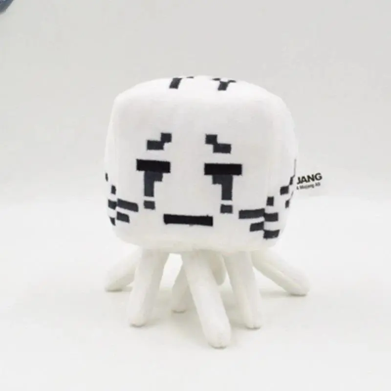 New 16cm Mc Ghast Plush Stuffed Toys Game Mc Ghost Plush Toy Doll Brinquedos For Children Kids Gifts Designer Toys