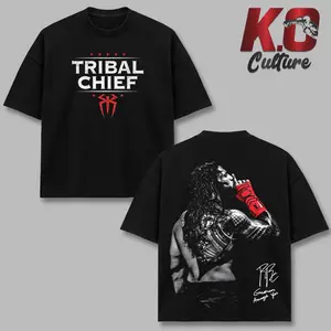 Roman Reigns Tribal Chief T Shirt | Two Sided WWE Bootleg Graphic Tee | Tribal Chief Bloodline Tattoo Shirt | Oversized Heavyweight T-Shirt for Men & Women | Retro 90s Minimalist Pro Wrestler Merch Gift | Roman Reigns Tee | Shhh Acknowledge Me Tee