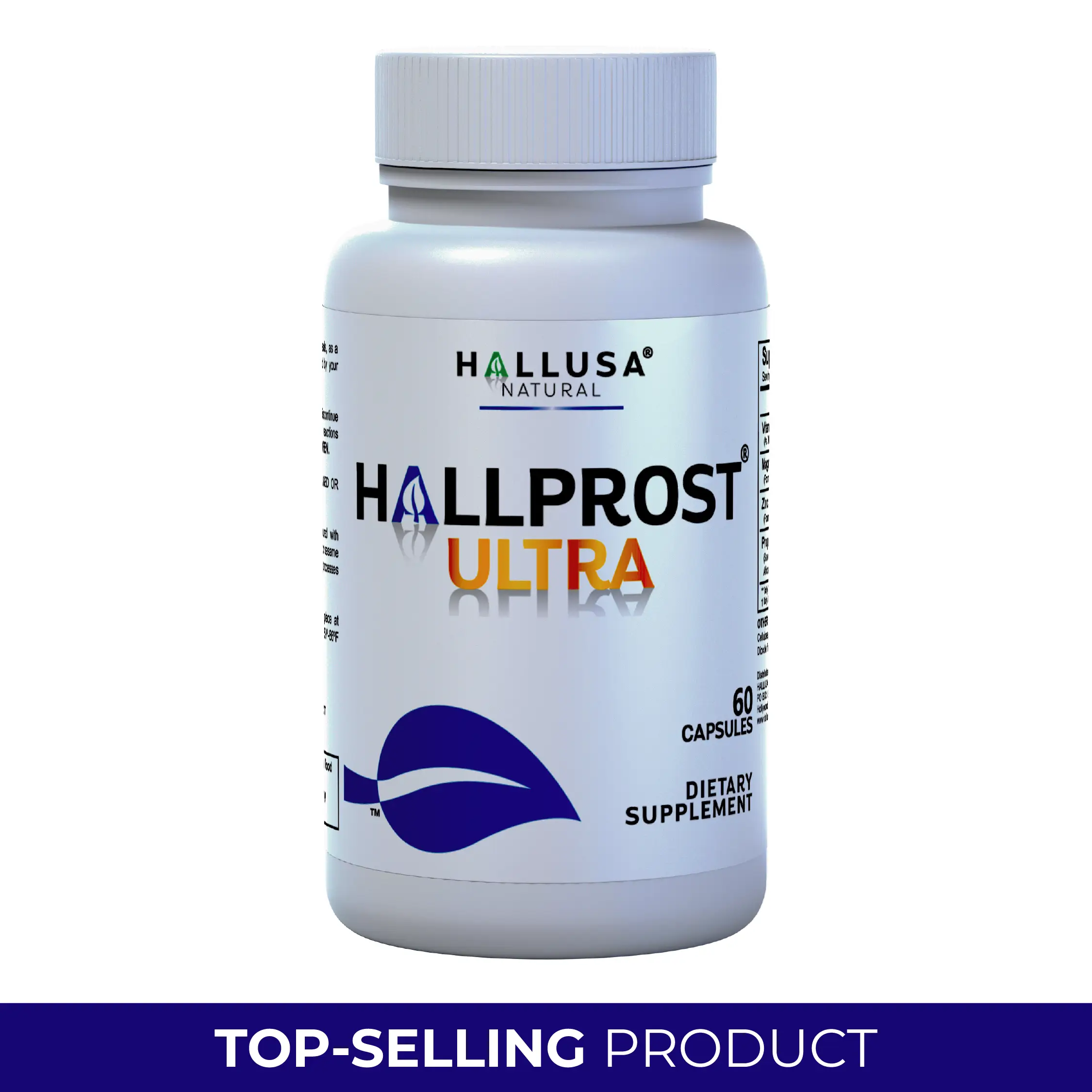 HALLPROST ULTRA - 60 Capsules - Prostate Complex - Urinary Incontinence - Saw palmetto - Hallusa Natural Supplement Healthcare