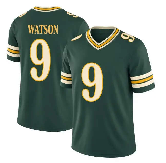 Watson 9 Football Jersey, Retro Game Day Inspired Athletic Shirt, Classic Number Print Sports Fan Apparel, Comfortable Unisex Casual Wear, Football Sunday Outfit and Gift for Him