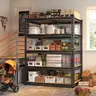 Raybee Furniture 72" H Garage Shelving,Heavy Duty 2000 LBS Storage Shelves,Adjustable 5 Tier Metal Shelf Utility Rack for Garage Basement Pantry Kitchen Organiser #TikTokShopStockUp #SummerVibes