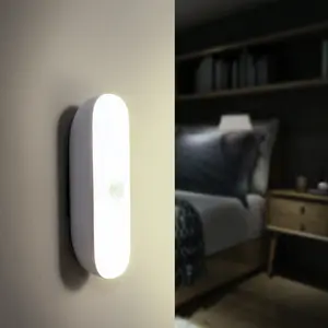 Motion Sensor Light Indoor Wireless Under Cabinet Lighting LED Lights for Bedroom Battery Powered Wall Light for Bathroom Kitchen Home#SummerWins