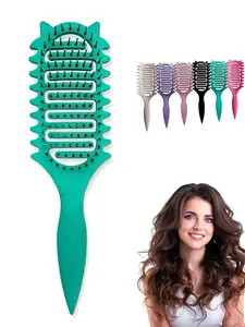 Curl Defining Brush,2026 Vented Hair Brush for Detangling Styling,Curl Defining Brush,Shaping and Defining Curls for Women and Men (Green) CZG