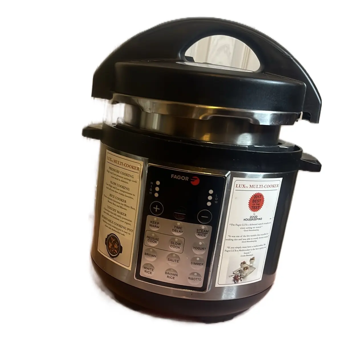 Multi Cooker, 6 Quart, Silver by Fagor