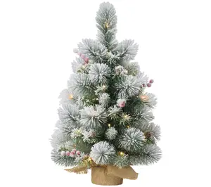 Puleo Pre-Lit 2' Table Top Artificial Christmas Tree