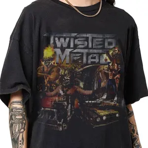 Twisted Metal Graphic Tee for Gaming Fans MEV